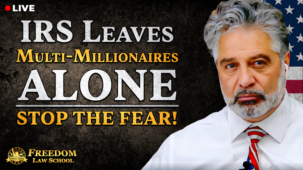 Why File and Pay Federal Income Taxes When the IRS is Even Leaving Multi-Millionaires ALONE?