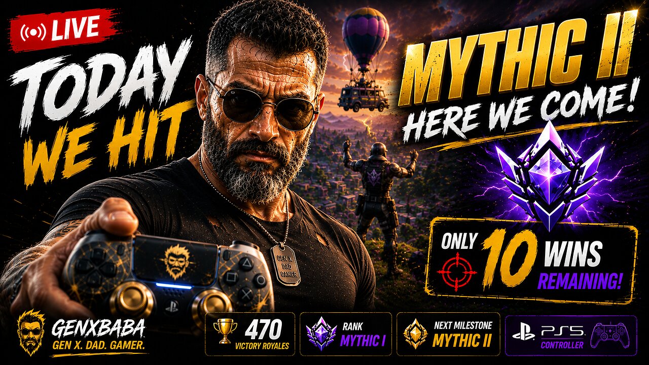 🔴 LIVE: Only 10 Wins Away... Mythic II Is Calling! 🎮
