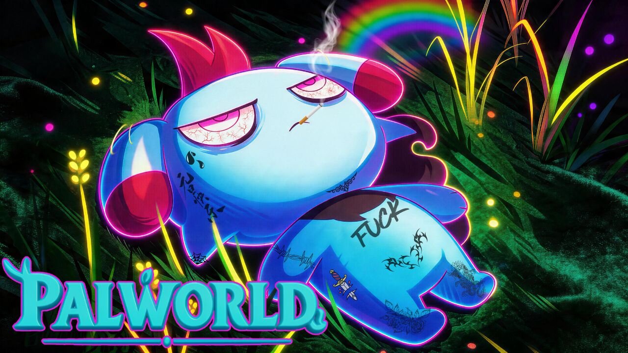 RUMBLES MOST BROKE PLAYS PALWORLD W/ AKAGUMOLIVE
