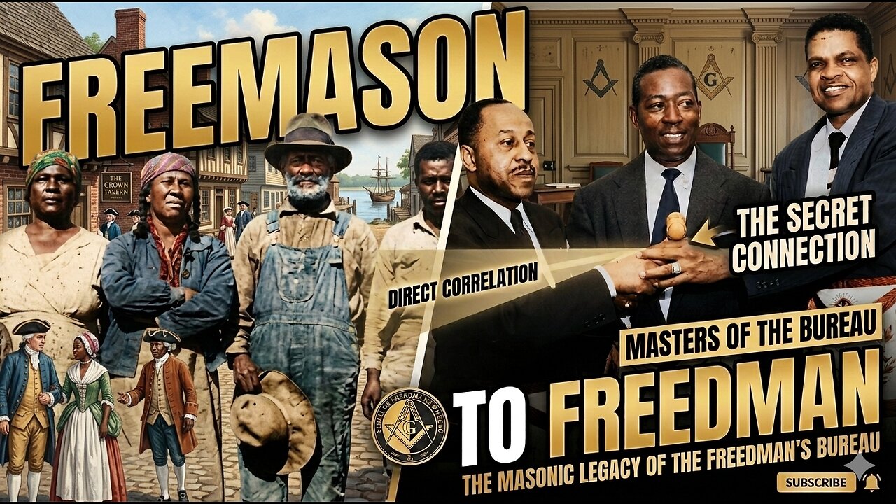 Educational Friday: FREEMASON TO FREEDMAN: The SECRET Reconstruction Alliance‼️