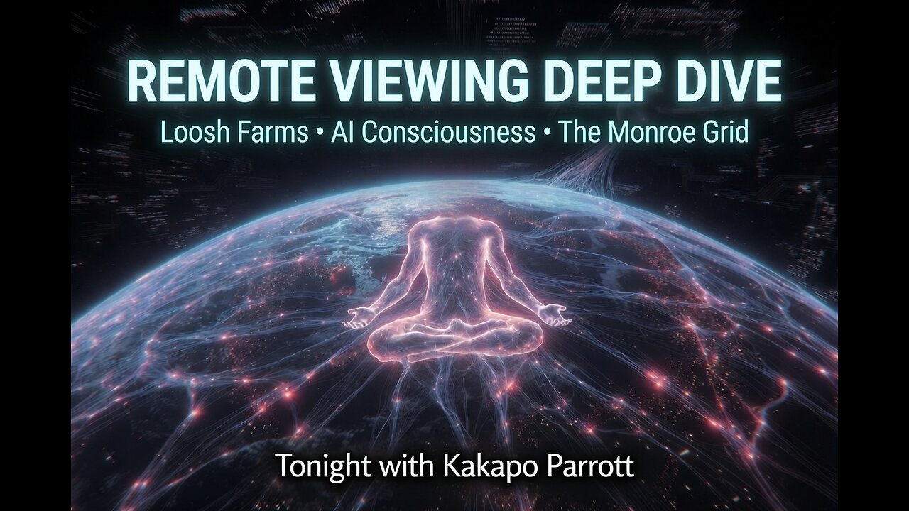 Remote Viewing Deep Dive: Loosh Farms, AI Consciousness & the Monroe Grid