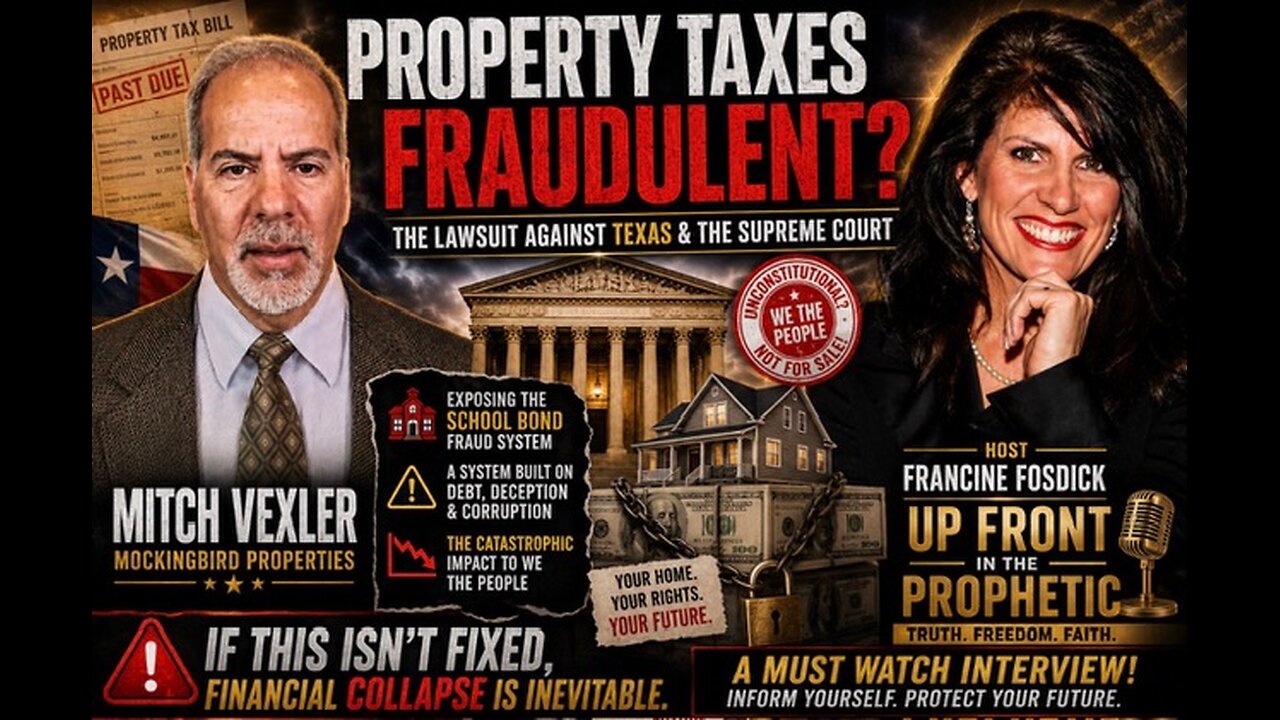 🚨 Is the Property Tax System Built on a Constitutional Foundation… or Fraud