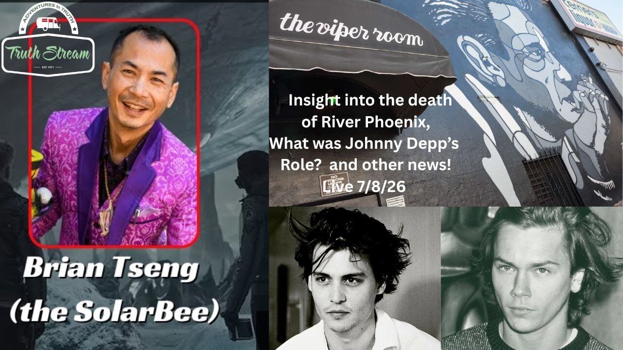 Brian Tseng ~ Insight into the death of River Phoenix, Johnny Depp’s role, The Viper Room and more! Live 7/8/26 #609