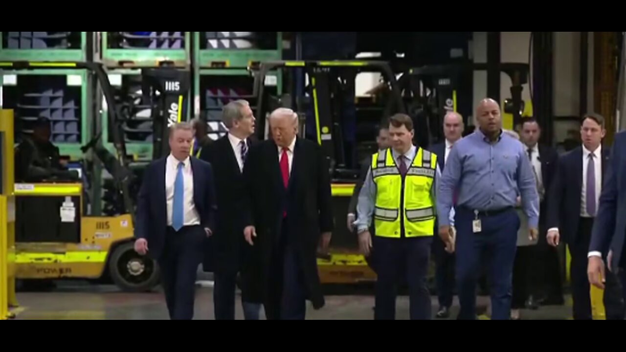 Trump Is In Michigan