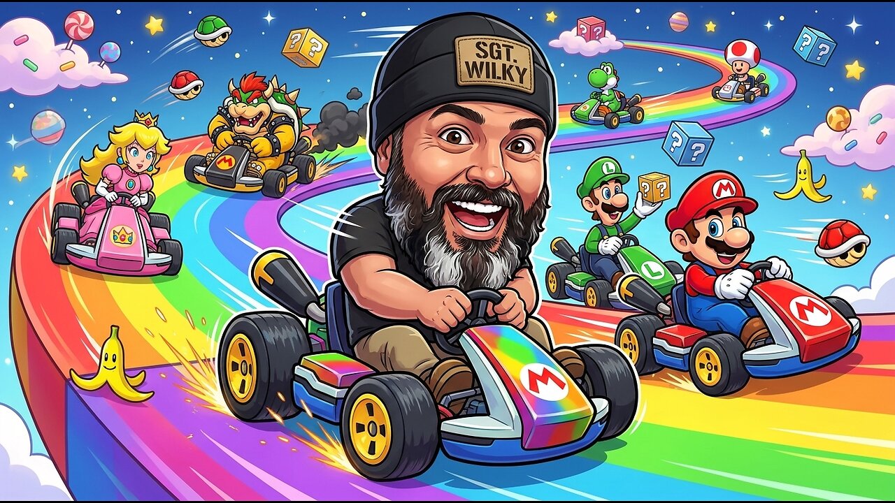Mario Kart Racing For Charity | Regiment Fundraiser | We Have Your 6 | Disabled Combat Veteran