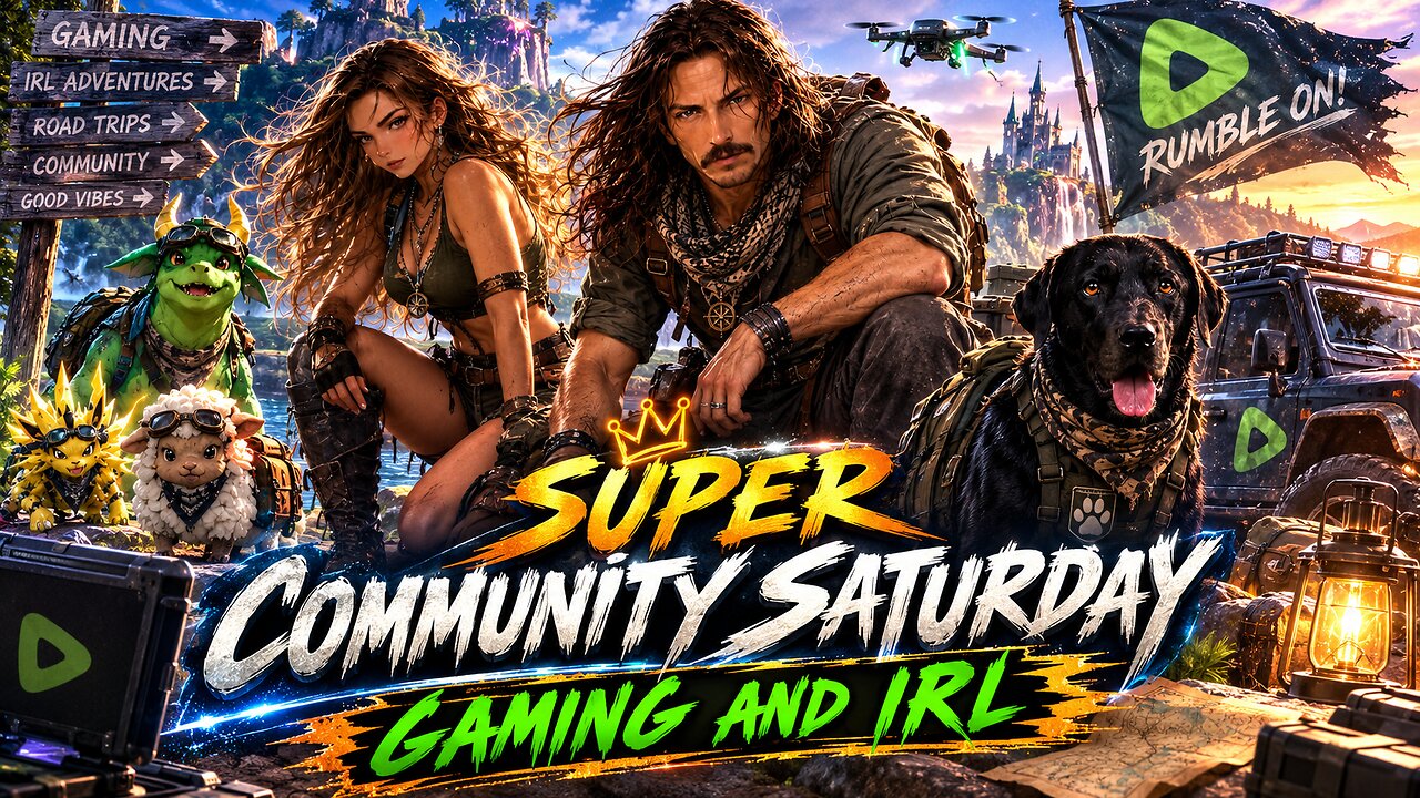 6 MONTH RUMBLE ANNIVERSARY CELEBRATION : SUPER COMMUNITY SATURDAY IRL & GAMING