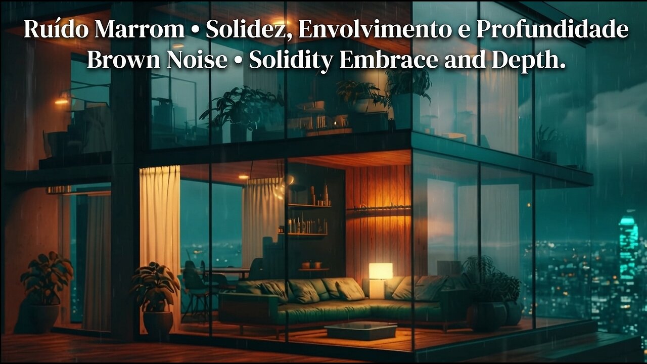 BROWN NOISE • RUÍDO MARROM AO VIVO • Deep Sleep, Focus & Relaxation | Frequência Matriz
