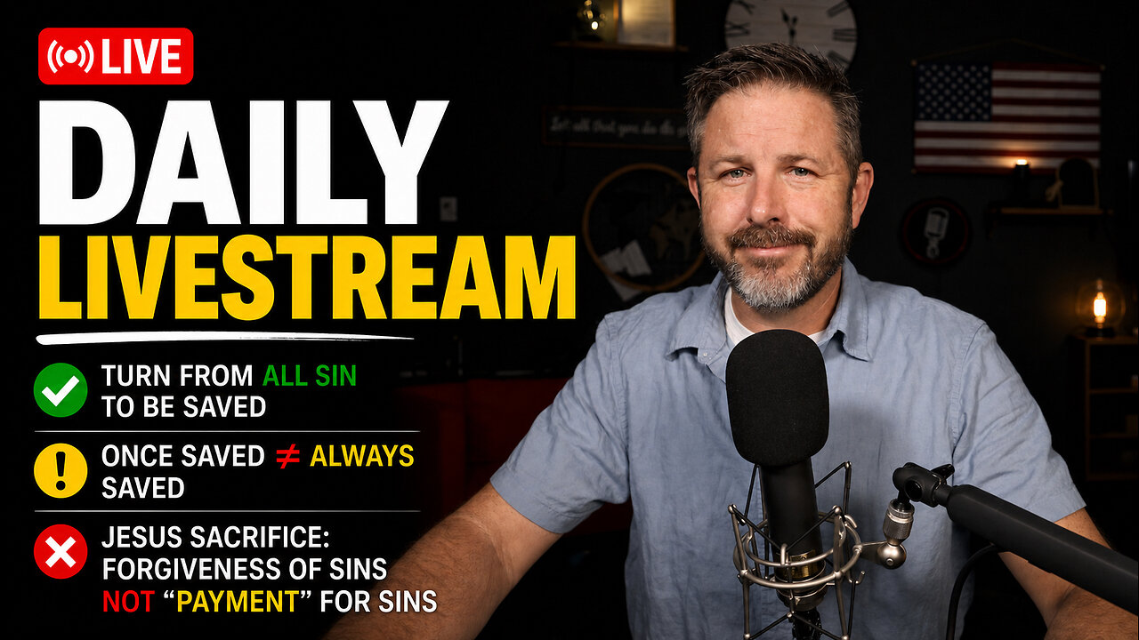 Daily Discussions 7/17/26 | Is salvation conditional? Can a believer fall away? What is repentance?