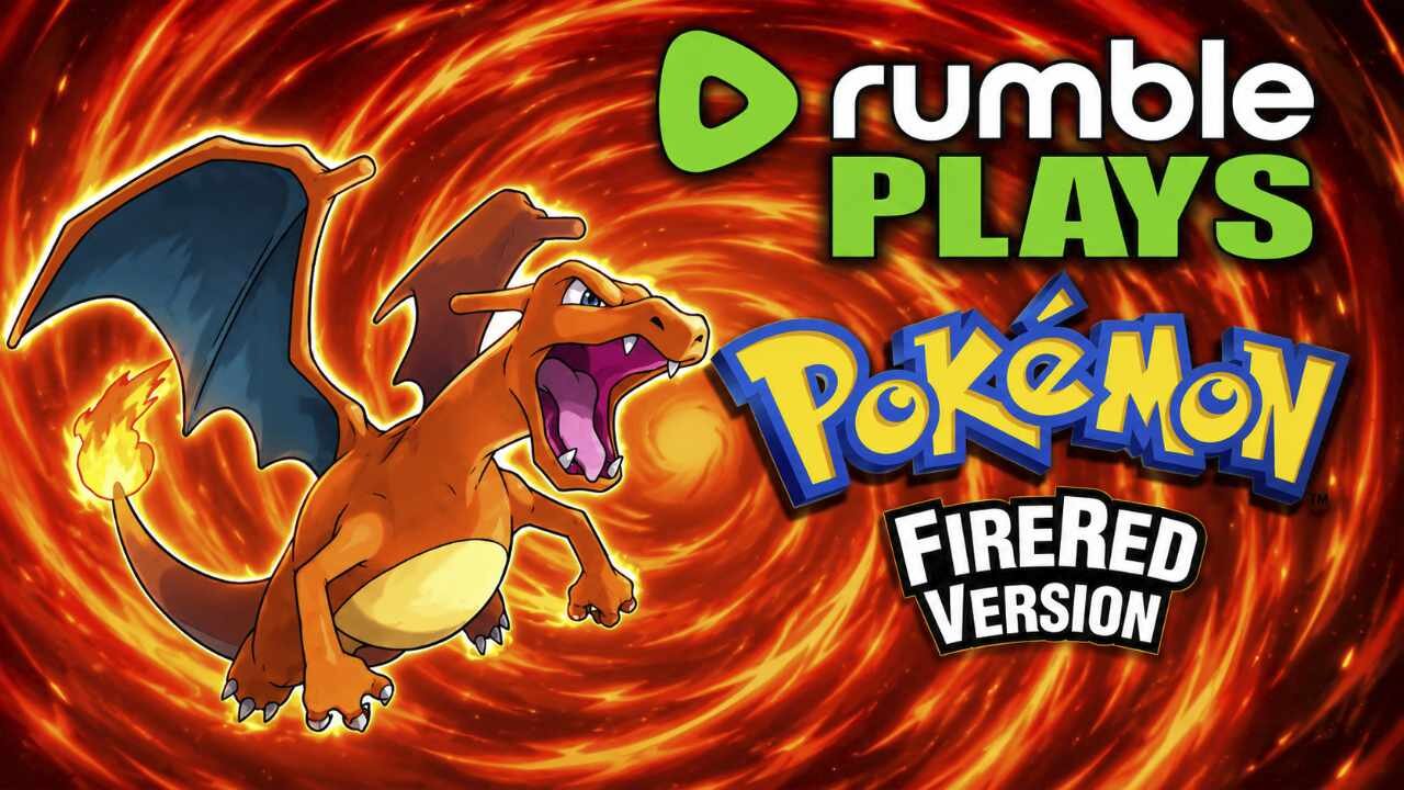 Rumble Plays Pokemon Fire Red! (TEST #3)