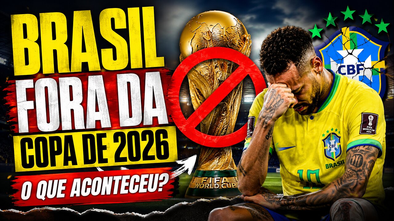 🔥 ACABOU! BRASIL ESTÁ FORA DA COPA DO MUNDO 2026 😱