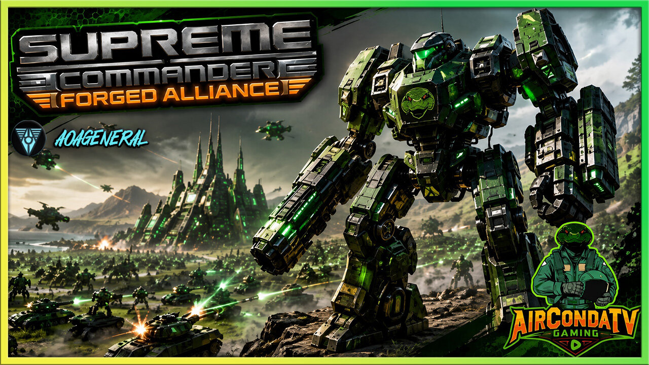 Supreme Commander: Forged Alliance - Will AoA & Forge Alliances or Annihilate Everyone? (w/AoAgeral)