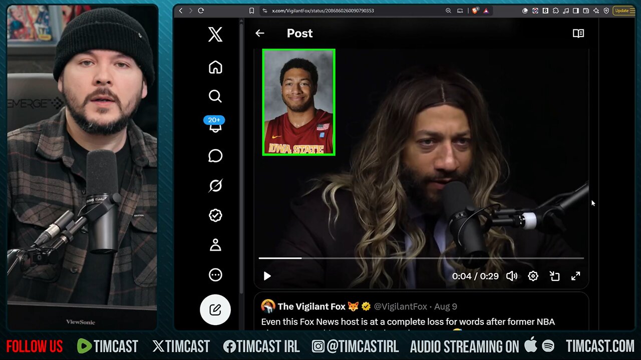 WNBA PANICS, Royce White Rocks WIG, NYC Law REQUIRES Them To Draft Him | Tim Pool
