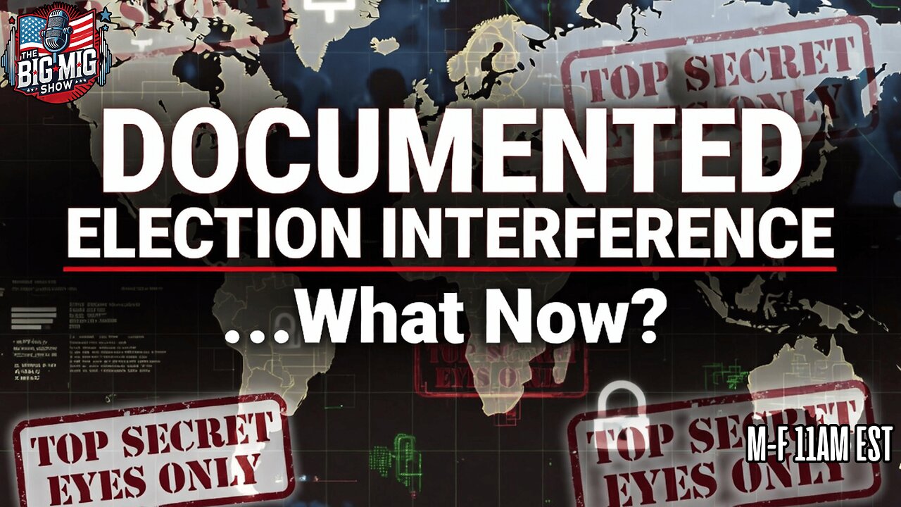 Documented Election Interference, What Now?
