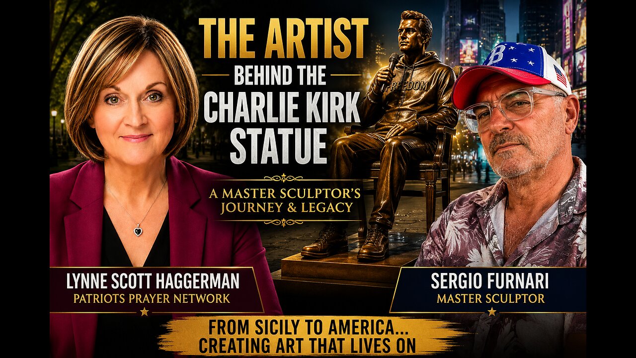 The Artist Behind the Charlie Kirk Statue: SEE FULL SHOW ON YOUTUBE AT LYNNE SCOTT HAGGERMAN
