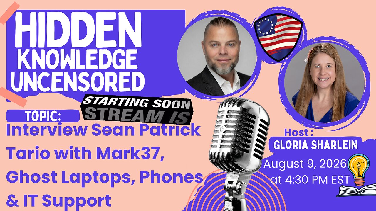 Interview Sean Patrick Tario with MARK37, Ghost Laptops, Phones, IT Support,& control of your data