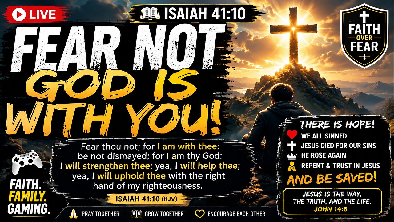 🙌 Isaiah 41:10 — Held By His Righteous Hand ✨🎮