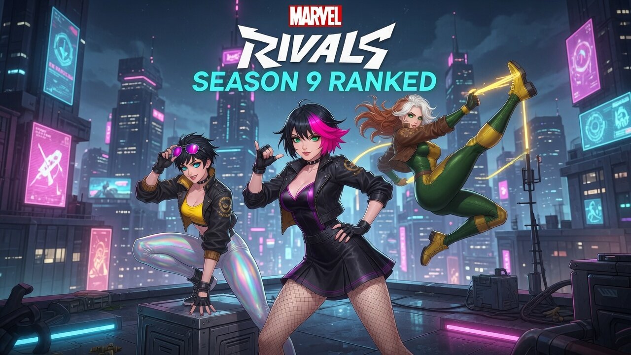 Marvel Rivals Season 9 Ranked – Solo Grind Rooftop Energy with the Squad! ⚡