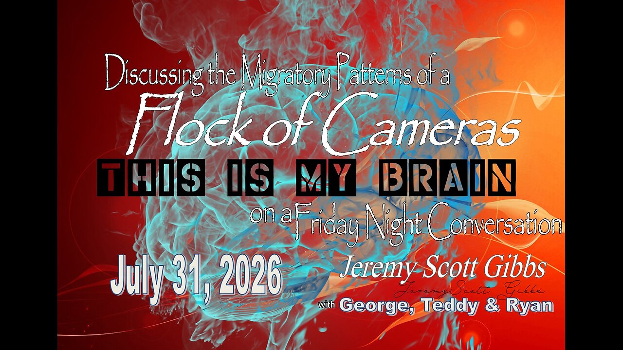 This Is My Brain... On A Friday Night Flock of Cameras Conversation - July 31st, 2026