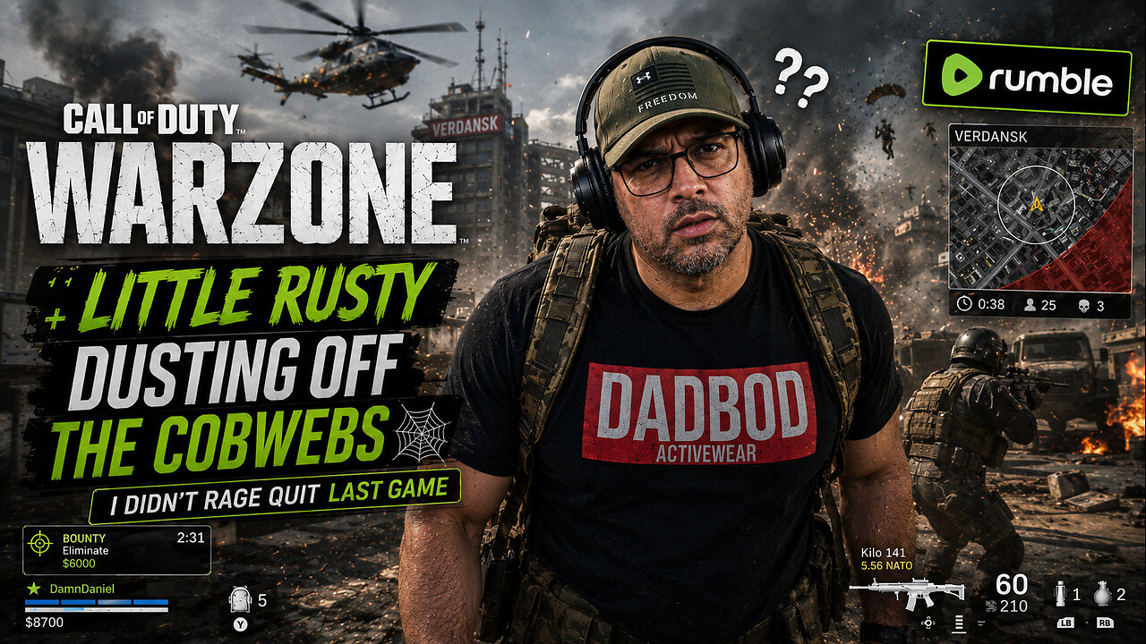 🔴 Rusty Aim, Questionable Decisions & Somehow No Rage Quit | Warzone