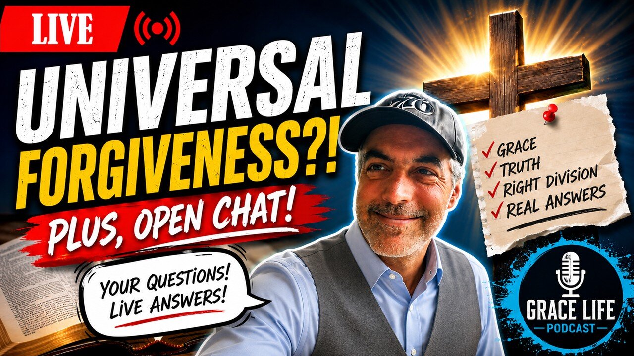 Universal Forgiveness?! Plus, Open Chat! | Grace Life Podcast | Joel & Friends