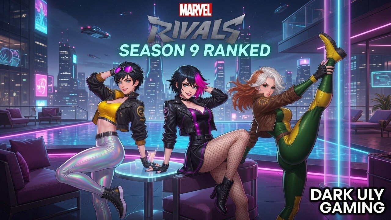 Marvel Rivals Season 9 Ranked – Solo Grind Rooftop Lounge Vibes! 🍹🌃