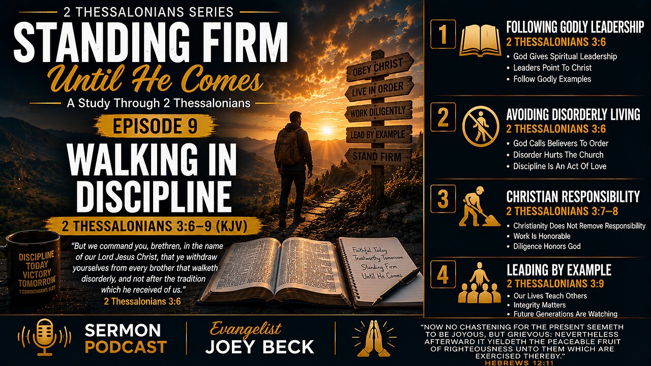 Walking In Discipline