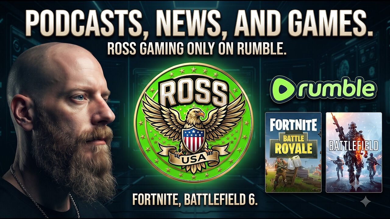 Chill stream, JRE with Andrew Wilson, News, Podcasts, and Games.