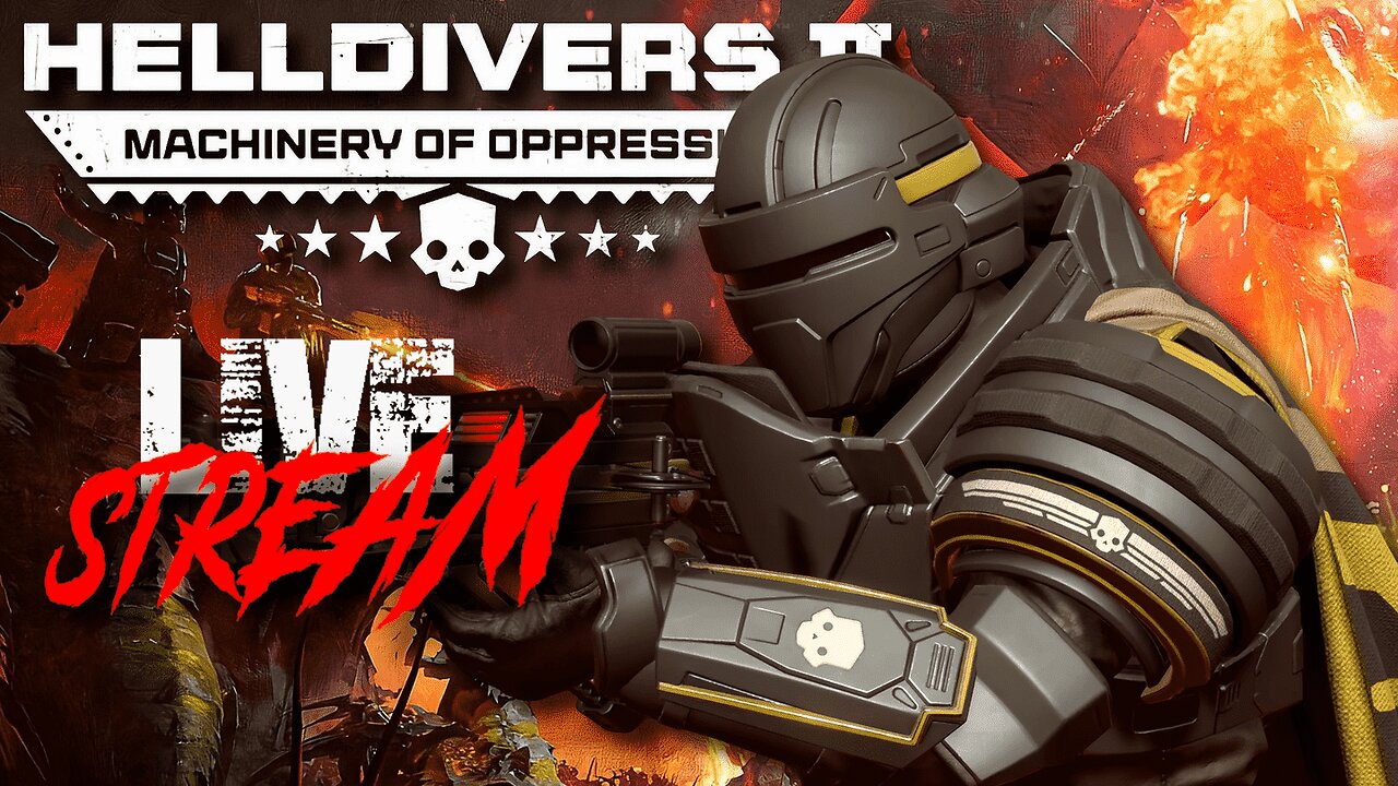 Overkill Is Standard | Helldivers 2 | 1080p60 + Custom Music + Live Discord Comms