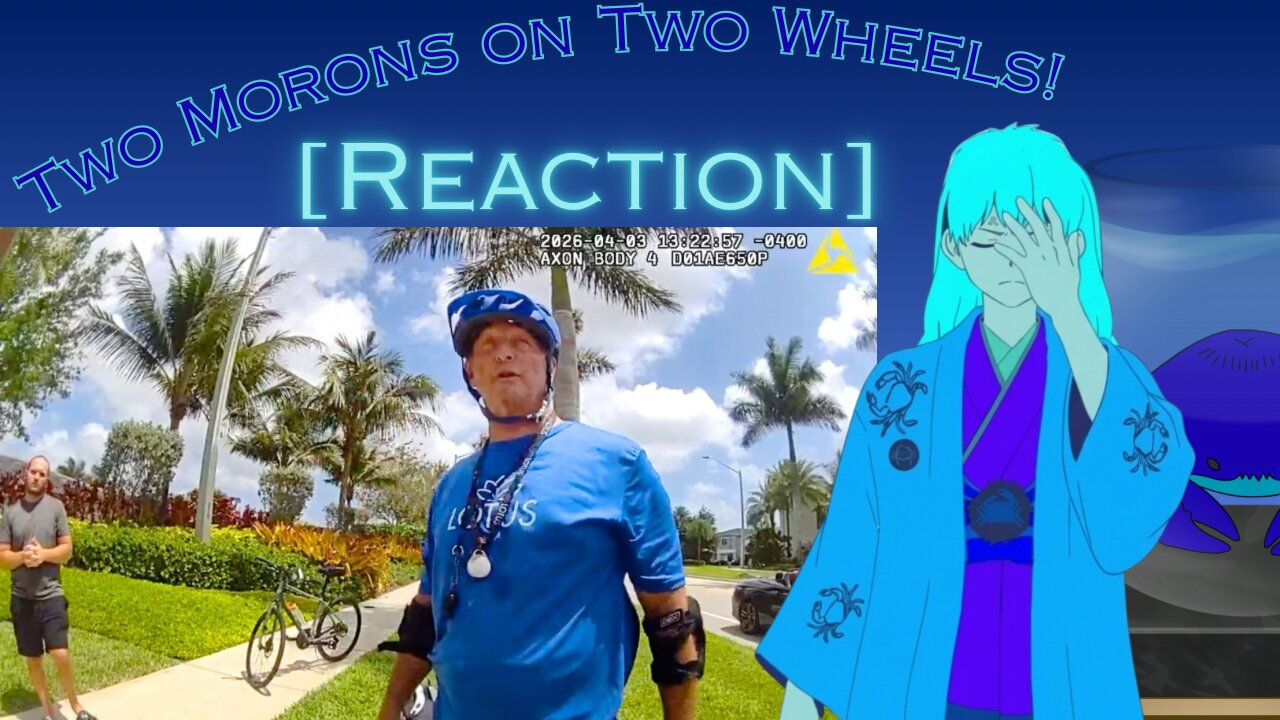 Two Retards on Two Wheels Fighting