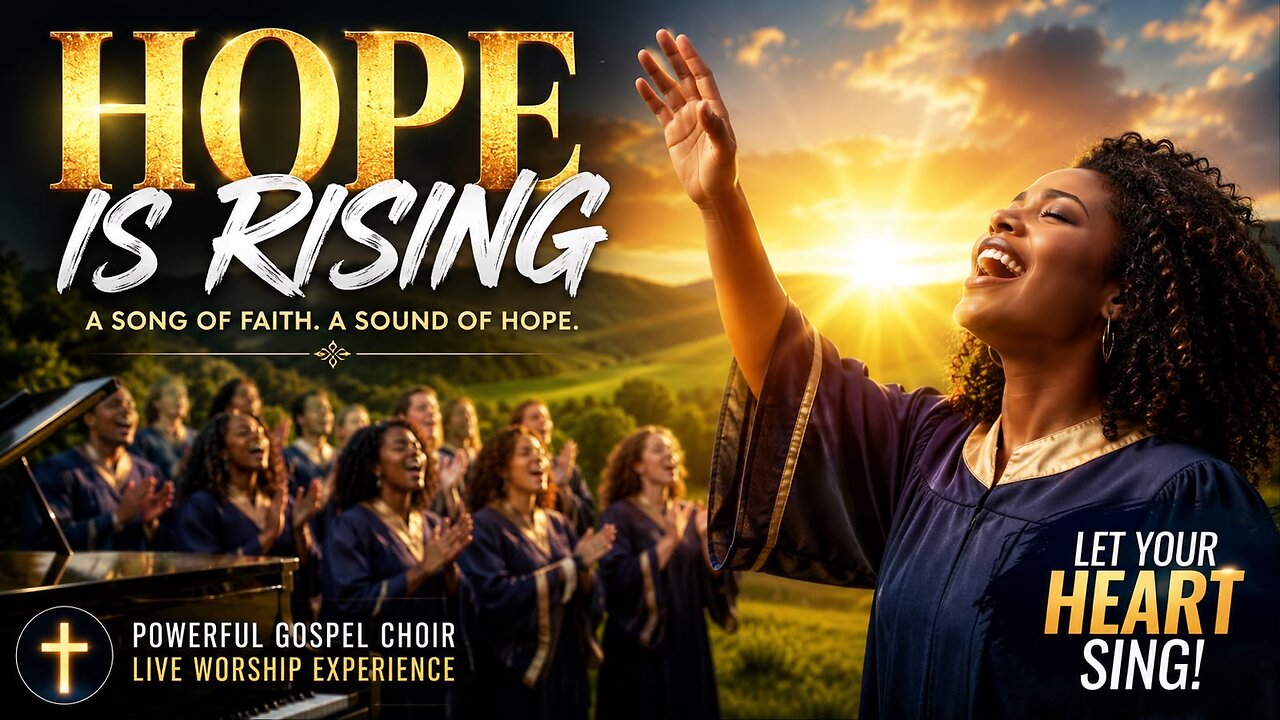 Hope Is Rising | Powerful Gospel Choir Worship Song | Inspiring Christian Music for Faith & Hope