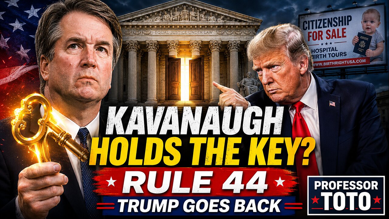PROFESSOR TOTO SPECIAL REPORT - Does KAVANAUGH HOLD THE KEY to let TRUMP BACK IN?