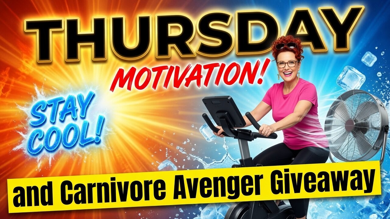Thursday Motivation LIVE 🔥 Beat the Heat, Stay Carnivore & WIN! | Carnivore Avenger Giveaway