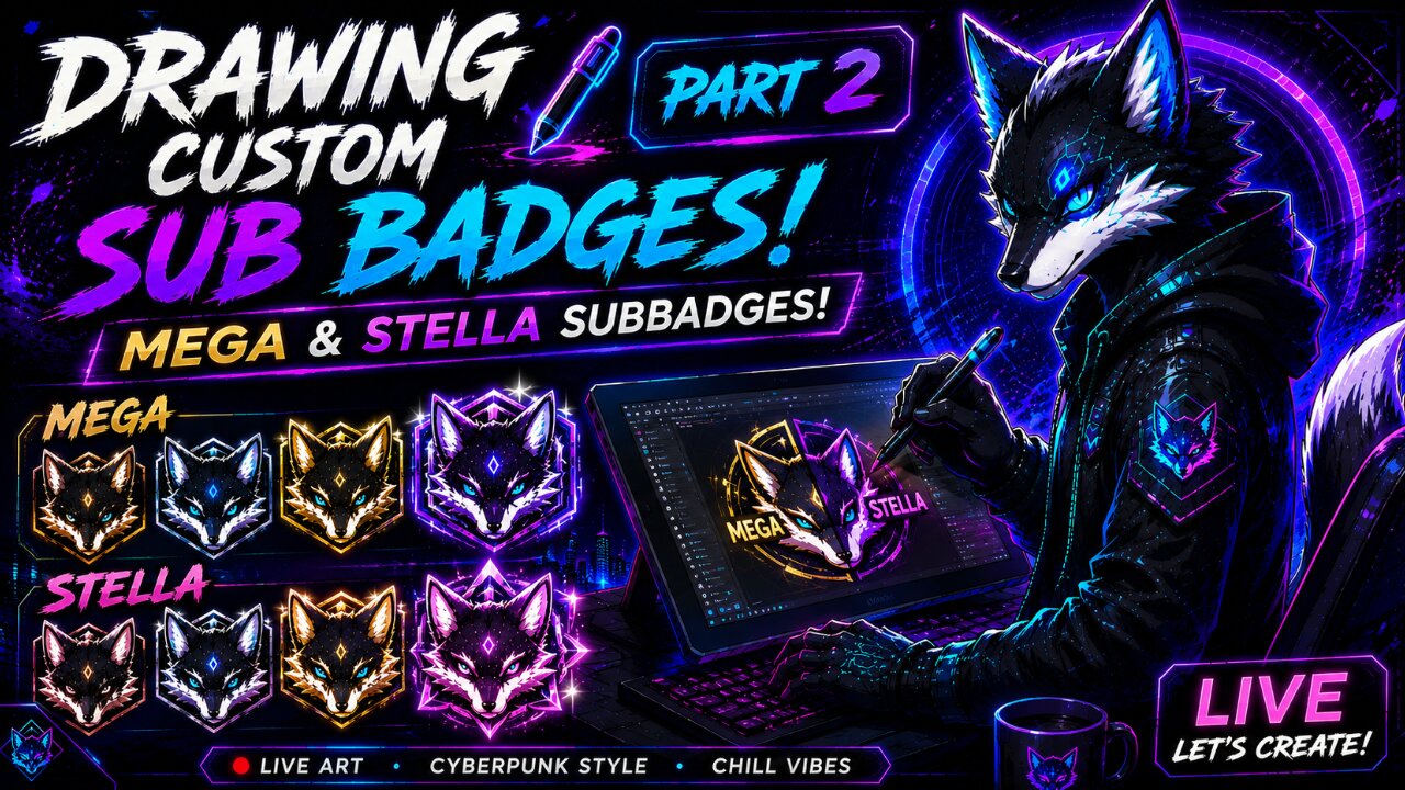 🚀 Making Next-Level MEGA STELLA Subscriber Badges