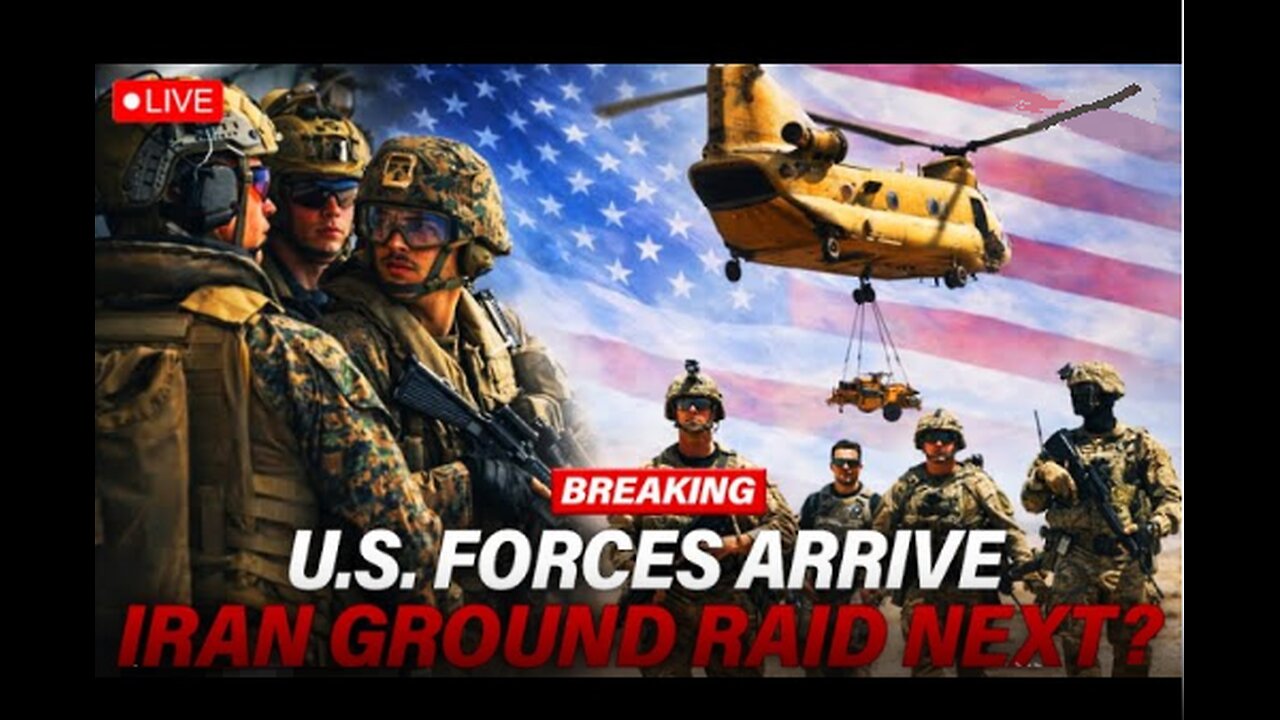 Live from Rumble StudioU.S. Special Forces ARRIVE; Trump Eyes Iranian Oil; Hormuz Pressure Grows
