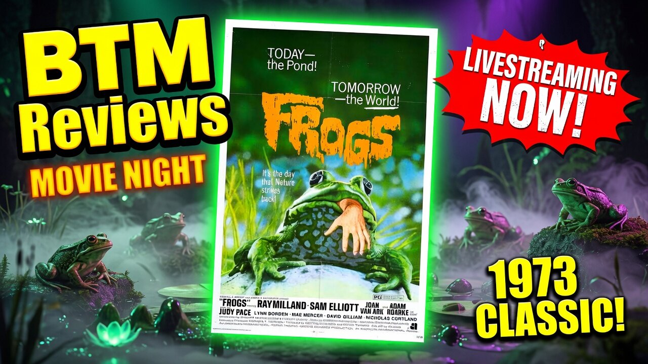 🐸 Movie Night LIVE! | Frogs (1972) Watch Party & Discussion | Nature Fights Back!