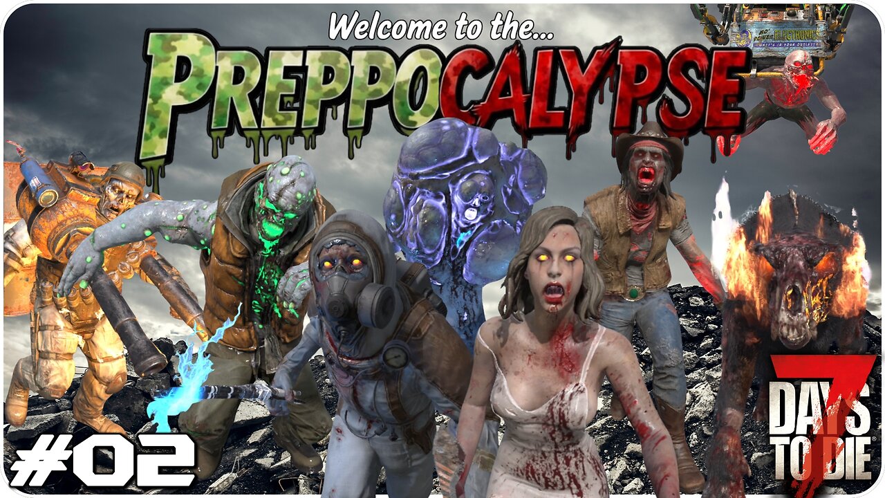 Insane++ difficulty is NO JOKE! 7 Days to die V3.0 Preppocalypse Server LIVE