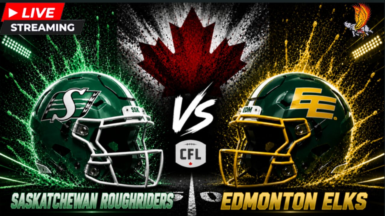 Saskatchewan Roughriders vs Edmonton Elks: CFL Live Week 8 Play by Play