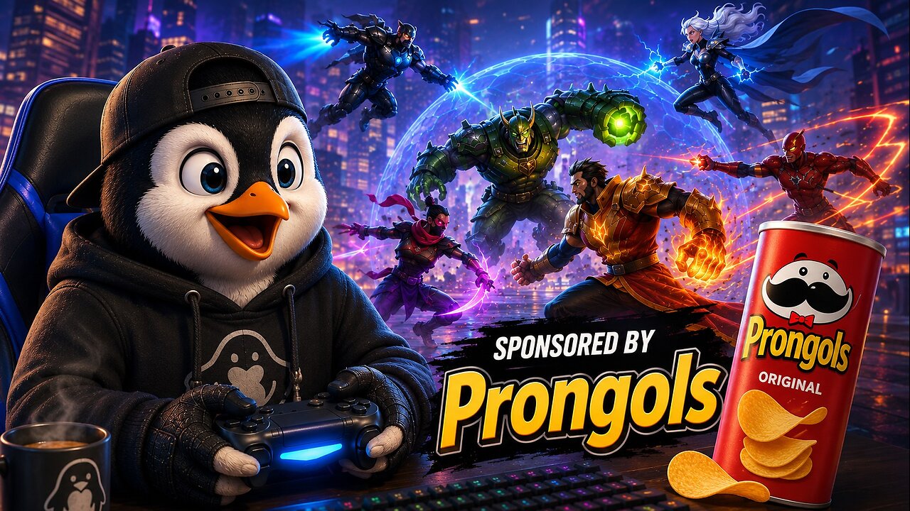 The penguin yearns for the mines