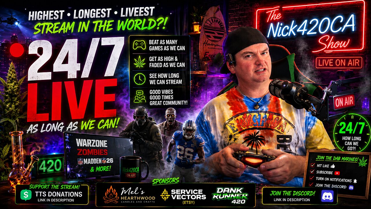 🔴 LIVE 24/7: 🌿 HIGHEST • LONGEST • LIVEEST STREAM IN THE WORLD?!