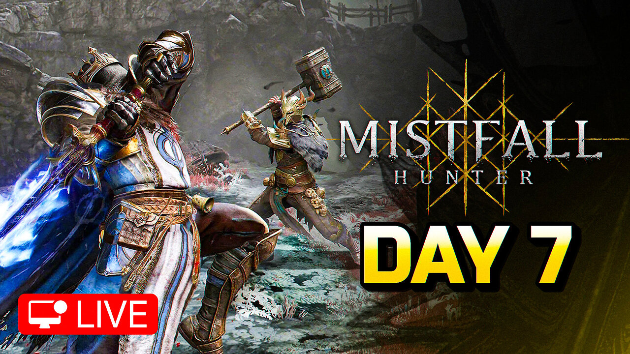 🔴 LIVE - PVP LOOT RUN (SORCERER) - MISTFALL HUNTER DAY 7