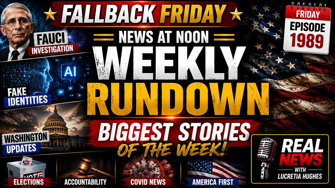 Fallback Friday Weekly Rundown at Noon | The Biggest Stories You Need Before the Weekend
