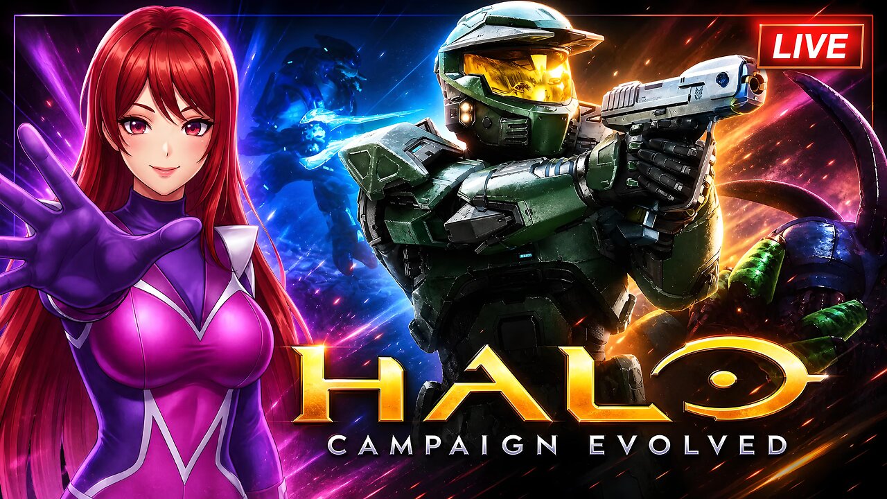 🔴-LIVE- {Jedi Ranger Vtuber} 💬 Chat With Me + Halo: Campaign Evolved Madness! 🔥👾
