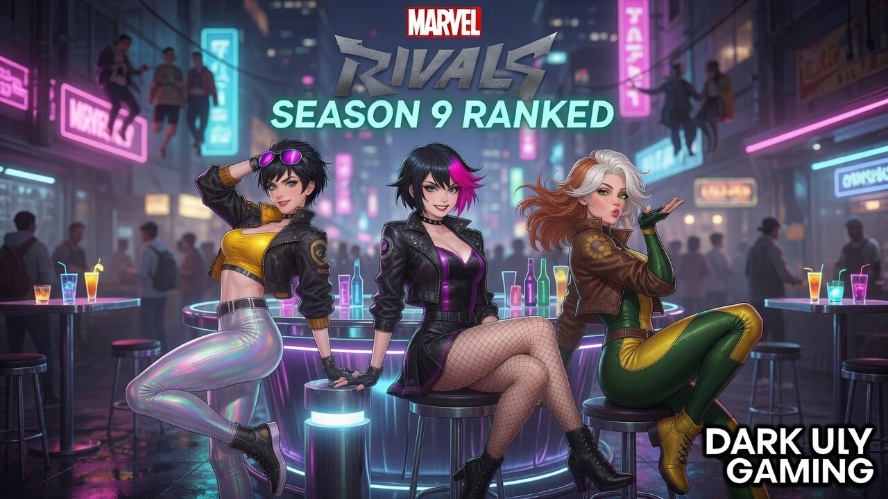 Marvel Rivals Season 9 Ranked – Solo Grind at the Neon Bar! 🍹🌃