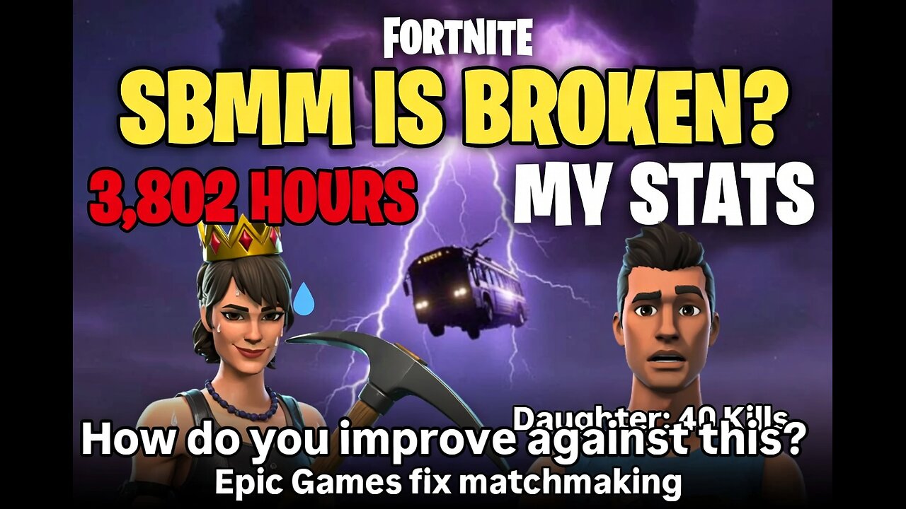 3,802 Hours vs My Stats... SBMM is DEAD in Fortnite😤