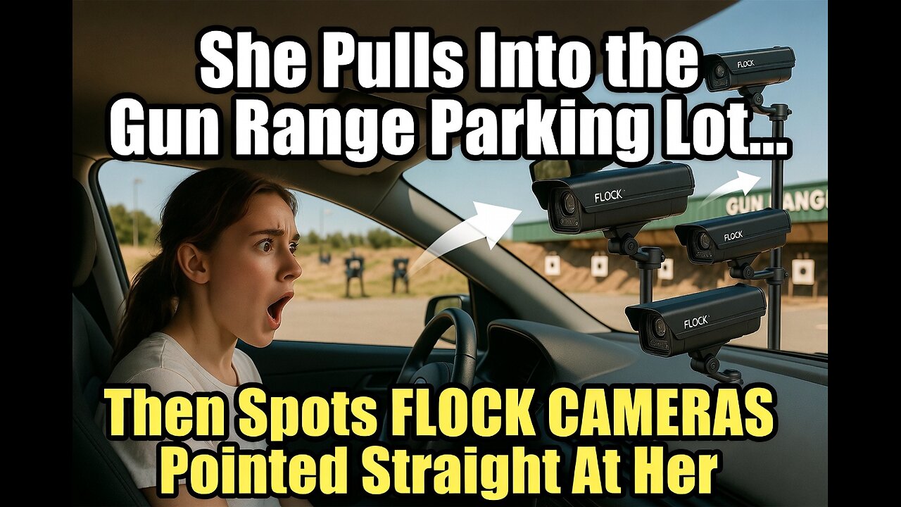 She Pulls Into the Gun Range Parking Lot… Then Spots FLOCK CAMERAS Pointed Straight At Her