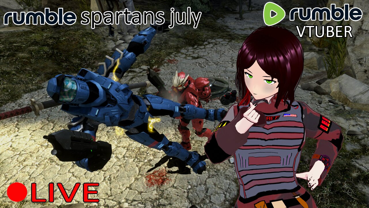 (VTUBER) - Rockets and Shotgun Madness - RUMBLE SPARTANS JULY - RUMBLE