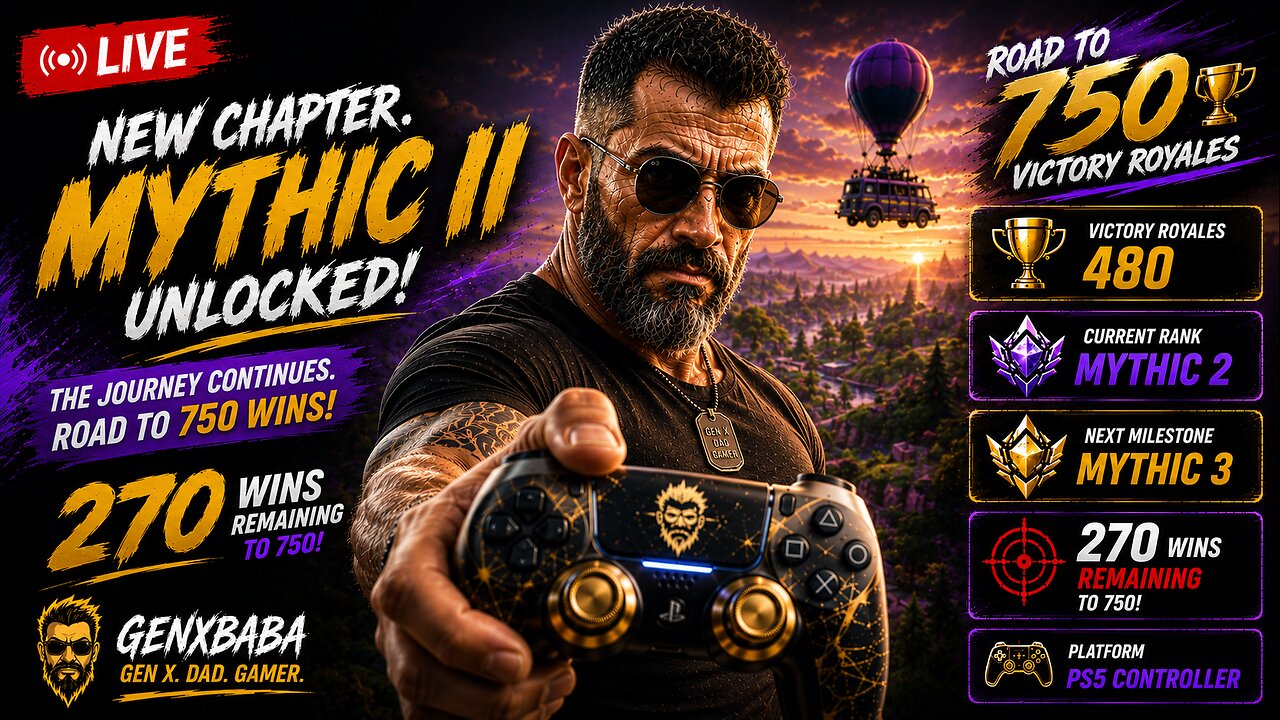 🔴 LIVE: Mythic II Secured... The Road to 750 Continues! 🎮