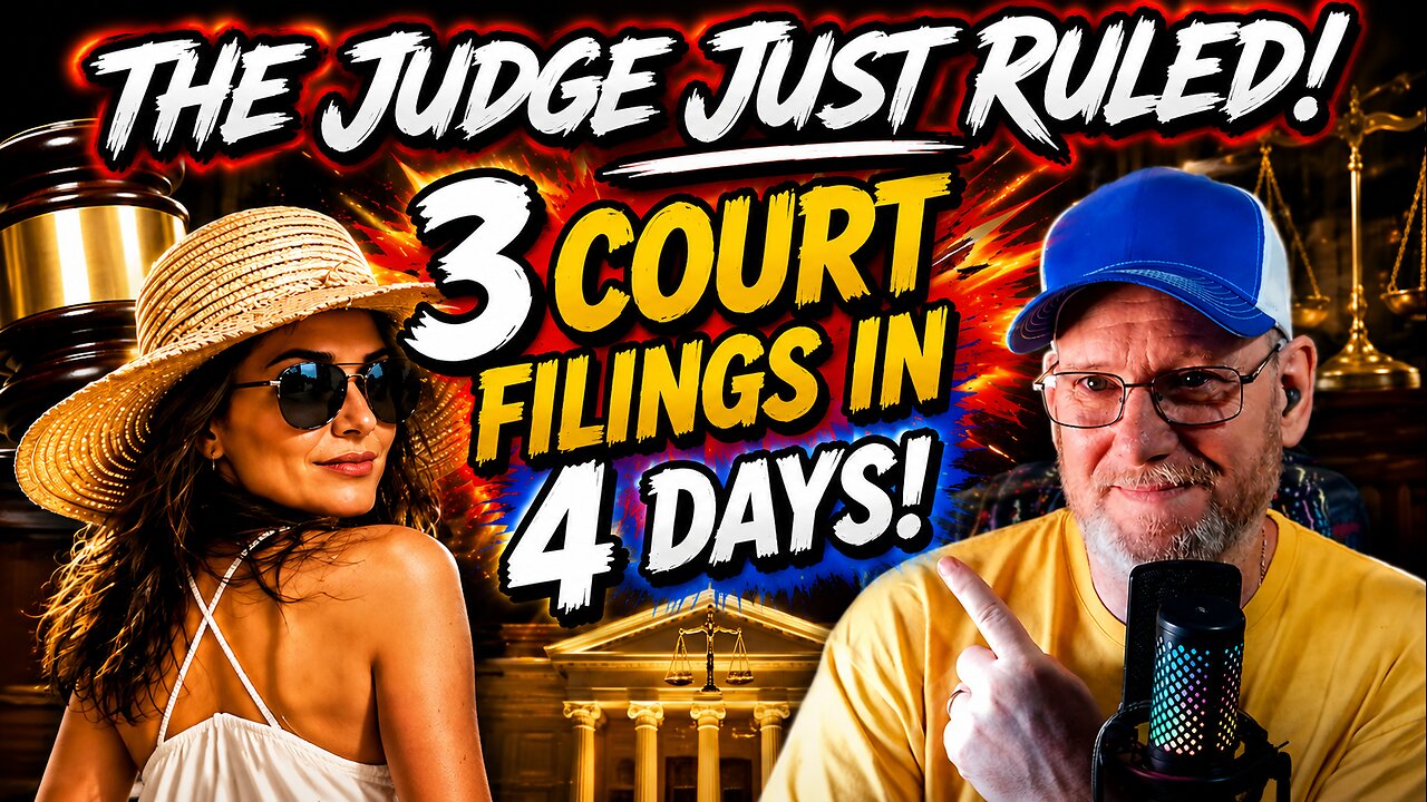 The Judge Just Ruled! 3 Court Filings in 4 Days! @WhatTheHales Guest @DspillstheT