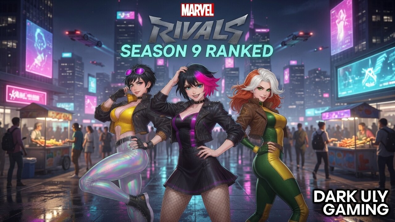 Marvel Rivals Season 9 Ranked – Solo Grind on the Neon Streets! 🌃