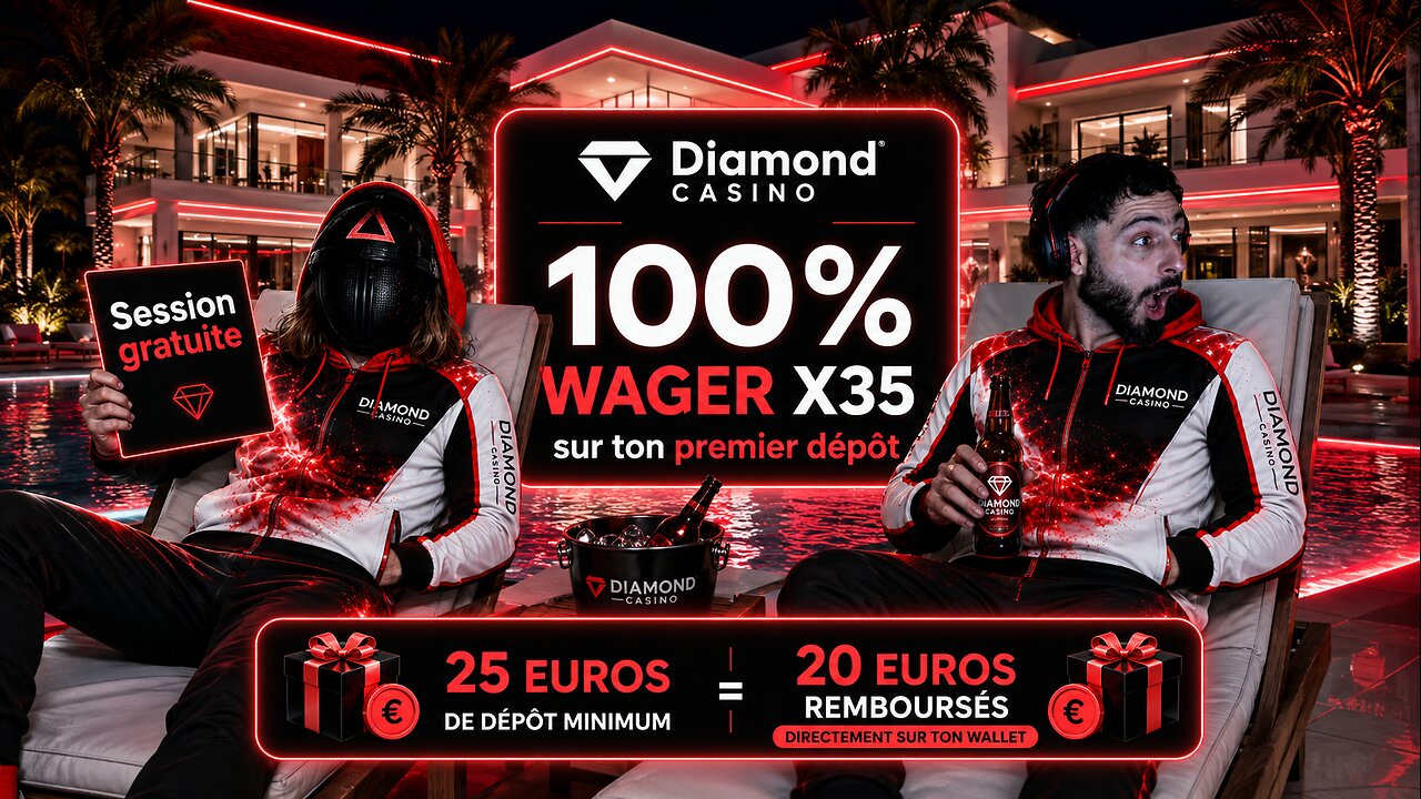 💥WAGER RACE EN COURS 💥🎁 DIAMOND DÉPÔT REMBOURSÉ(25€ MINI)🎁 ROUE VIEWERS !diamond !bet7